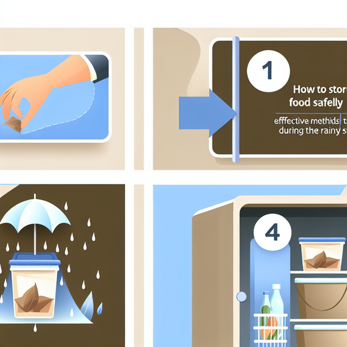 장마철에 안전하게 식품 보관하는 방법