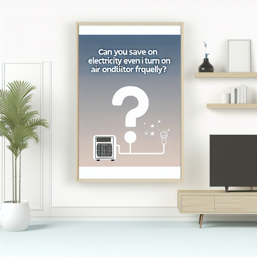 에어컨을 자주 틀어도 전기세를 줄일 수 있나요?