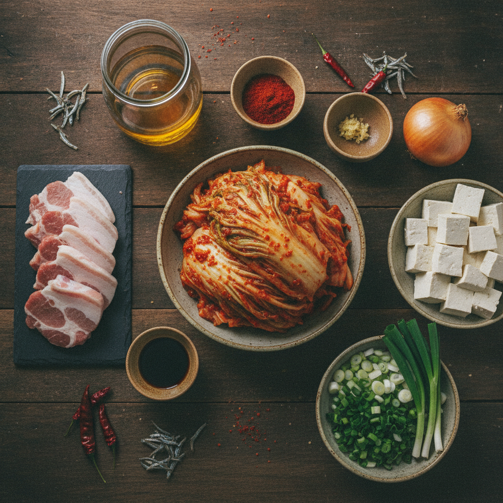 삼겹살 김치찌개
