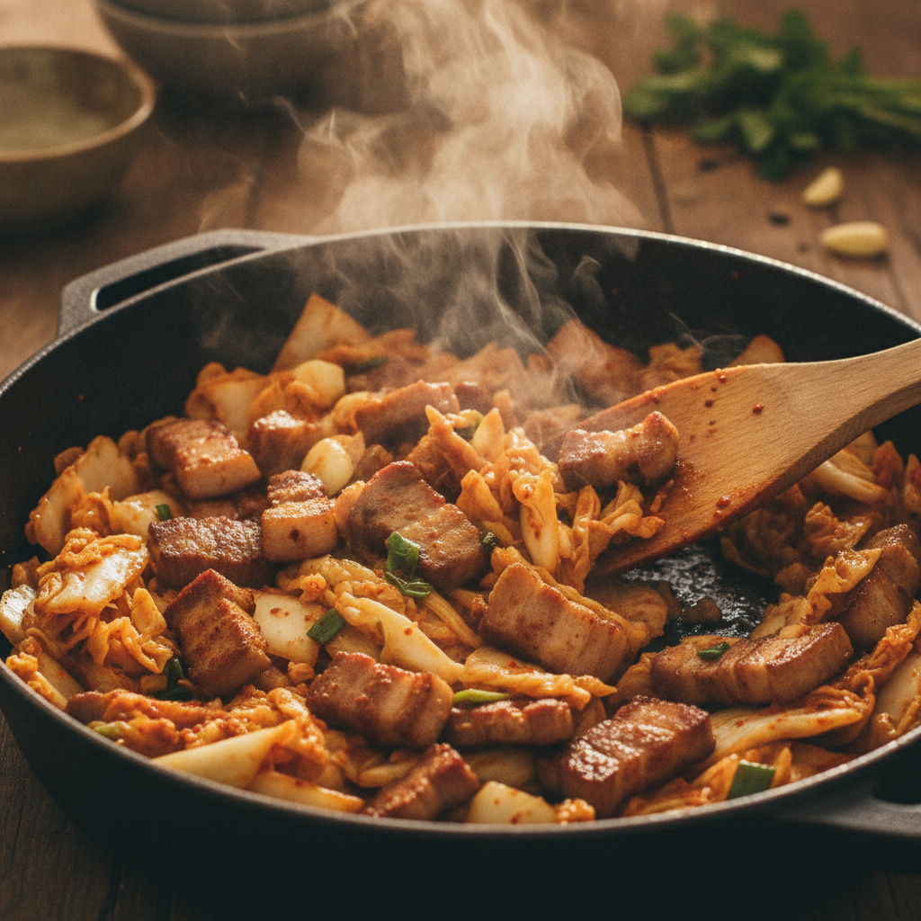 집밥의 정석, 깊고 진한 삼겹살 김치찌개 레시피
