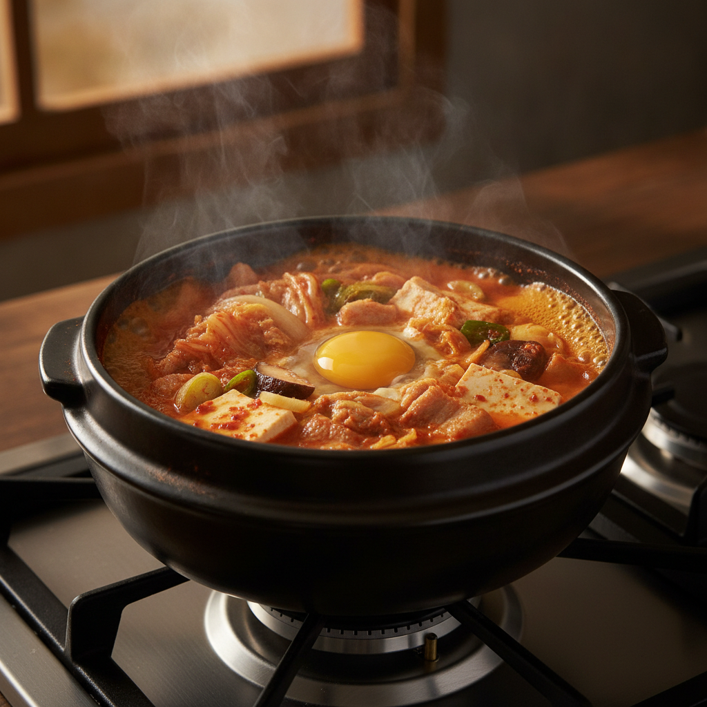 집밥의 정석, 깊고 진한 삼겹살 김치찌개 레시피